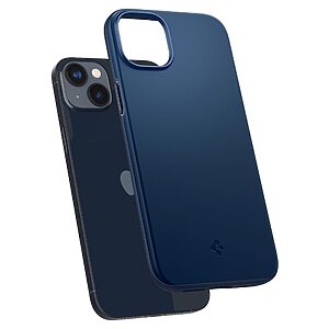 Spigen® Thin Fit για iPhone 14: Υπερ-Λεπτή, Ανθεκτική και Εύκαμπτη Θήκη (1,55mm), από Premium Πλαστικό - Navy Blue - Image 8