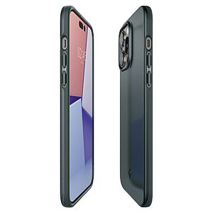Spigen® Thin Fit για iPhone 14 Pro: Υπερ-Λεπτή, Ανθεκτική και Εύκαμπτη Θήκη (1,55mm), από Premium Πλαστικό - Abyss Green - Image 6