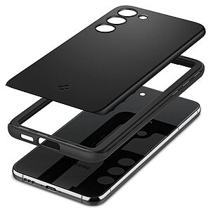 Spigen® Thin Fit για Samsung Galaxy S23: Υπερ-Λεπτή, Ανθεκτική και Εύκαμπτη Θήκη (1,55mm), από Premium Πλαστικό - Black - Image 7