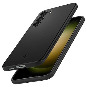 Spigen® Thin Fit για Samsung Galaxy S23: Υπερ-Λεπτή, Ανθεκτική και Εύκαμπτη Θήκη (1,55mm), από Premium Πλαστικό - Black - Image 9