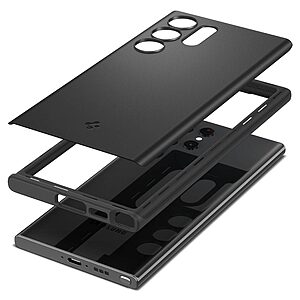 Spigen® Thin Fit για Samsung Galaxy S23 Ultra: Υπερ-Λεπτή, Ανθεκτική και Εύκαμπτη Θήκη (1,55mm), από Premium Πλαστικό - Black - Image 5