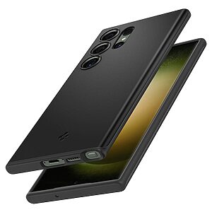 Spigen® Thin Fit για Samsung Galaxy S23 Ultra: Υπερ-Λεπτή, Ανθεκτική και Εύκαμπτη Θήκη (1,55mm), από Premium Πλαστικό - Black - Image 7