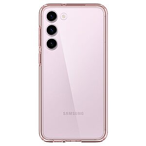 Spigen® Ultra Hybrid για Samsung Galaxy S23: Θήκη από TPU & Πολυκαρμπονικό με Πιστοποίηση Αντοχής MIL-STD 810G-516.6 - Rose Crystal - Image 2