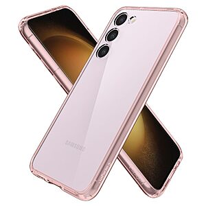 Spigen® Ultra Hybrid για Samsung Galaxy S23: Θήκη από TPU & Πολυκαρμπονικό με Πιστοποίηση Αντοχής MIL-STD 810G-516.6 - Rose Crystal - Image 6