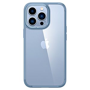 spigen ultra hybrid iphone 13 pro tpu poly carbonate mil std sierra blue 1