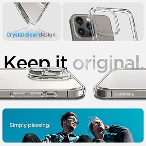 Spigen® Ultra Hybrid για iPhone 14 Pro Max: Θήκη από TPU & Πολυκαρμπονικό με Πιστοποίηση Αντοχής MIL-STD 810G-516.6 - Crystal Clear - Image 9