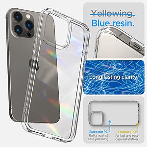 Spigen® Ultra Hybrid για iPhone 14 Pro Max: Θήκη από TPU & Πολυκαρμπονικό με Πιστοποίηση Αντοχής MIL-STD 810G-516.6 - Crystal Clear - Image 10