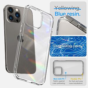 Spigen® Ultra Hybrid για iPhone 14 Pro Max: Θήκη από TPU & Πολυκαρμπονικό με Πιστοποίηση Αντοχής MIL-STD 810G-516.6 - Frost Clear - Image 10
