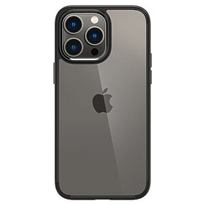 Spigen® Ultra Hybrid για iPhone 14 Pro: Θήκη από TPU & Πολυκαρμπονικό με Πιστοποίηση Αντοχής MIL-STD 810G-516.6 - Matte Black - Image 2