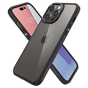 Spigen® Ultra Hybrid για iPhone 14 Pro: Θήκη από TPU & Πολυκαρμπονικό με Πιστοποίηση Αντοχής MIL-STD 810G-516.6 - Matte Black - Image 7
