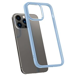 Spigen® Ultra Hybrid για iPhone 14 Pro: Θήκη από TPU & Πολυκαρμπονικό με Πιστοποίηση Αντοχής MIL-STD 810G-516.6 - Sierra Blue - Image 6