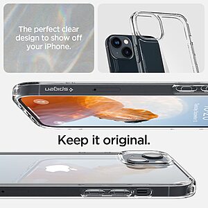 Spigen® Ultra Hybrid για iPhone 14: Θήκη από TPU & Πολυκαρμπονικό με Πιστοποίηση Αντοχής MIL-STD 810G-516.6 - Crystal Clear - Image 8