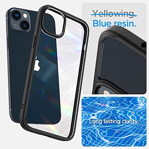 Spigen® Ultra Hybrid για iPhone 14: Θήκη από TPU & Πολυκαρμπονικό με Πιστοποίηση Αντοχής MIL-STD 810G-516.6 - Matte Black - Image 9