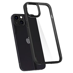 Spigen® Ultra Hybrid για iPhone 13: Θήκη από TPU & Πολυκαρμπονικό με Πιστοποίηση Αντοχής MIL-STD 810G-516.6 - Matte Black - Image 6