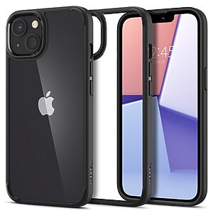 Spigen® Ultra Hybrid για iPhone 13: Θήκη από TPU & Πολυκαρμπονικό με Πιστοποίηση Αντοχής MIL-STD 810G-516.6 - Matte Black - Image 8