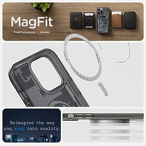 Spigen® Ultra Hybrid Mag για iPhone 13 Pro Max: Θήκη MagSafe από Ανθεκτική Σιλικόνη με Πιστοποίηση Αντοχής MIL-STD 810G-516.6 - Zero One - Image 10