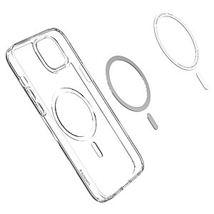 Spigen® Ultra Hybrid Mag για iPhone 14: Θήκη MagSafe από Ανθεκτική Σιλικόνη με Πιστοποίηση Αντοχής MIL-STD 810G-516.6 - Carbon Fiber - Image 7