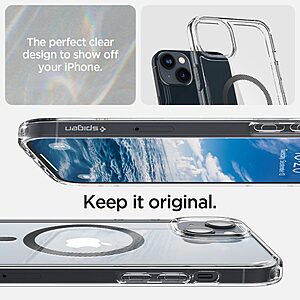 Spigen® Ultra Hybrid Mag για iPhone 14: Θήκη MagSafe από Ανθεκτική Σιλικόνη με Πιστοποίηση Αντοχής MIL-STD 810G-516.6 - Carbon Fiber - Image 9