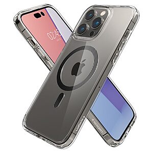 Spigen® Ultra Hybrid Mag για iPhone 14 Pro: Θήκη MagSafe από Ανθεκτική Σιλικόνη με Πιστοποίηση Αντοχής MIL-STD 810G-516.6 - Carbon Fiber - Image 6