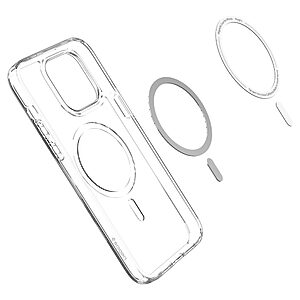 Spigen® Ultra Hybrid Mag για iPhone 14 Pro: Θήκη MagSafe από Ανθεκτική Σιλικόνη με Πιστοποίηση Αντοχής MIL-STD 810G-516.6 - Deep Purple - Image 6