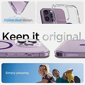 Spigen® Ultra Hybrid Mag για iPhone 14 Pro: Θήκη MagSafe από Ανθεκτική Σιλικόνη με Πιστοποίηση Αντοχής MIL-STD 810G-516.6 - Deep Purple - Image 9