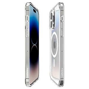 Spigen® Ultra Hybrid Mag για iPhone 14 Pro Max: Θήκη MagSafe από Ανθεκτική Σιλικόνη με Πιστοποίηση Αντοχής MIL-STD 810G-516.6 - Frost Clear - Image 7