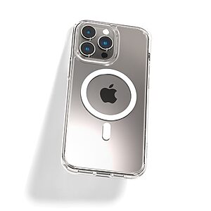 Spigen® Ultra Hybrid Mag για iPhone 14 Pro Max: Θήκη MagSafe από Ανθεκτική Σιλικόνη με Πιστοποίηση Αντοχής MIL-STD 810G-516.6 - White - Image 9