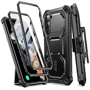 SUPCASE® ArmorBox 360° Full Cover για Samsung Galaxy S23+ Plus: Ανθεκτικό Πλαστικό με Κλιπ Ζώνης