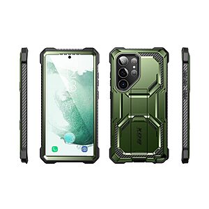 SUPCASE® ArmorBox 360° Full Cover για Samsung Galaxy S23 Ultra: Ανθεκτικό Πλαστικό με Κλιπ Ζώνης, Πιστοποίηση Αντοχής MIL-STD 810G-516.6 - [x2.Σετ Προσόψεις Οθόνης] - Guldan - Image 3