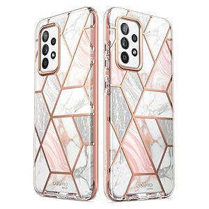 SUPCASE® Cosmo Θήκη για Samsung Galaxy A53 5G: Με Πλαίσιο Προστασίας Οθόνης, Λεπτή, Συνθετική και Αντοχή στις Πτώσεις Στρατιωτικού Προτύπου (MIL STD 810G 516.6) - Pink Marble - Image 7