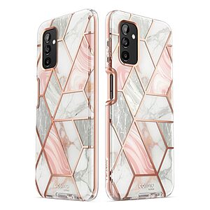 SUPCASE® Cosmo Θήκη για Samsung Galaxy A13 / A13 5G: Με Πλαίσιο Προστασίας Οθόνης, Λεπτή, Συνθετική και Αντοχή στις Πτώσεις Στρατιωτικού Προτύπου (MIL STD 810G 516.6) - Pink Marble - Image 7
