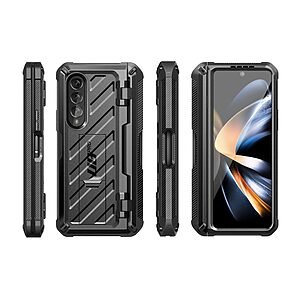 SUPCASE® Unicorn Beetle 360° Pro: Θήκη Samsung Galaxy Z Fold4 5G με Πρόσοψη Οθόνης, Υποδοχή S-Pen και Πιστοποίηση Αντοχής MIL-STD 810G-516.6 - Black - Image 8