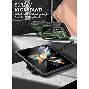 SUPCASE® Unicorn Beetle 360° Pro: Θήκη Samsung Galaxy Z Fold4 5G με Πρόσοψη Οθόνης, Υποδοχή S-Pen και Πιστοποίηση Αντοχής MIL-STD 810G-516.6 - Guldan - Image 4
