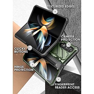 SUPCASE® Unicorn Beetle 360° Pro: Θήκη Samsung Galaxy Z Fold4 5G με Πρόσοψη Οθόνης, Υποδοχή S-Pen και Πιστοποίηση Αντοχής MIL-STD 810G-516.6 - Guldan - Image 6