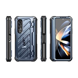 SUPCASE® Unicorn Beetle 360° Pro: Θήκη Samsung Galaxy Z Fold4 5G με Πρόσοψη Οθόνης, Υποδοχή S-Pen και Πιστοποίηση Αντοχής MIL-STD 810G-516.6 - Tilt - Image 8