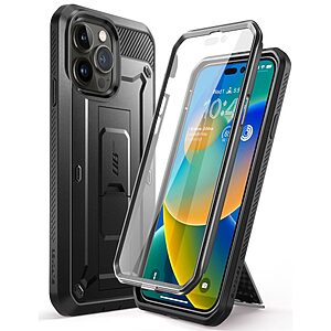 SUPCASE® Unicorn Beetle 360° Pro: Θήκη iPhone 14 Pro με Πρόσοψη Οθόνης