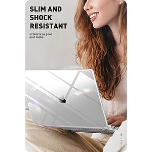 SUPCASE® Unicorn Beetle Pro Clear Κάλυμμα για MacBook Pro 14" (2021-2023): Θήκη από Πολυκαρμπονικό Υλικό, Αντιολισθητική - Image 7