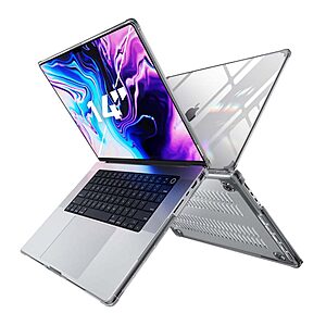 SUPCASE® Unicorn Beetle Pro Clear Κάλυμμα για MacBook Pro 14" (2021-2023): Θήκη από Πολυκαρμπονικό Υλικό