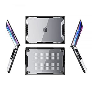 SUPCASE® Unicorn Beetle Pro Θήκη για MacBook Pro 14" (2021-2023): Πληρεί Στρατιωτικό Πρότυπο Αντοχής (MIL STD 810G 516.6) - Black - Image 9