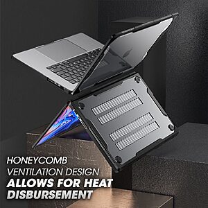 SUPCASE® Unicorn Beetle Pro Θήκη για MacBook Pro 16" (2021-2023): Πληρεί Στρατιωτικό Πρότυπο Αντοχής (MIL STD 810G 516.6) - Black - Image 6