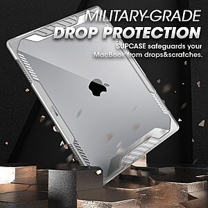 SUPCASE® Unicorn Beetle Pro Θήκη για MacBook Pro 16" (2021-2023): Πληρεί Στρατιωτικό Πρότυπο Αντοχής (MIL STD 810G 516.6) - Clear - Image 3