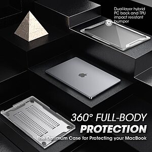 SUPCASE® Unicorn Beetle Pro Θήκη για MacBook Pro 16" (2021-2023): Πληρεί Στρατιωτικό Πρότυπο Αντοχής (MIL STD 810G 516.6) - Clear - Image 4