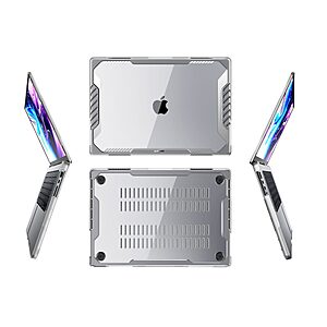 SUPCASE® Unicorn Beetle Pro Θήκη για MacBook Pro 16" (2021-2023): Πληρεί Στρατιωτικό Πρότυπο Αντοχής (MIL STD 810G 516.6) - Clear - Image 8