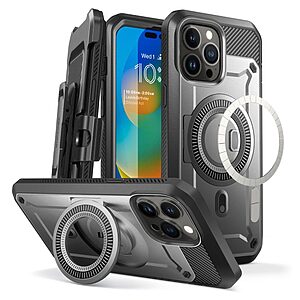 SUPCASE® Unicorn Beetle Pro Mag Θήκη iPhone 14 Pro Max: Υψηλής Αντοχής με Τριπλή Προστασία και Κλιπ Ζώνης | Τεχνολογία MagSafe - Πιστοποίηση Αντοχής MIL-STD 810G-516.6