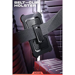 SUPCASE® Unicorn Beetle 360° Pro: Θήκη Samsung Galaxy A54 5G με Πρόσοψη Οθόνης, Κλιπ Ζώνης και Πιστοποίηση Αντοχής MIL-STD 810G-516.6 - Black - Image 6