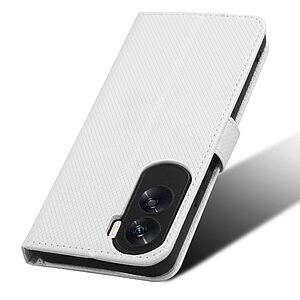 Θήκη Honor 90 Lite 5G Mad Mask Leather Wallet Case Series 3 με βάση στήριξης, υποδοχές καρτών και μαγνητικό κούμπωμα Flip Wallet από συνθετικό δέρμα λευκό - Image 5