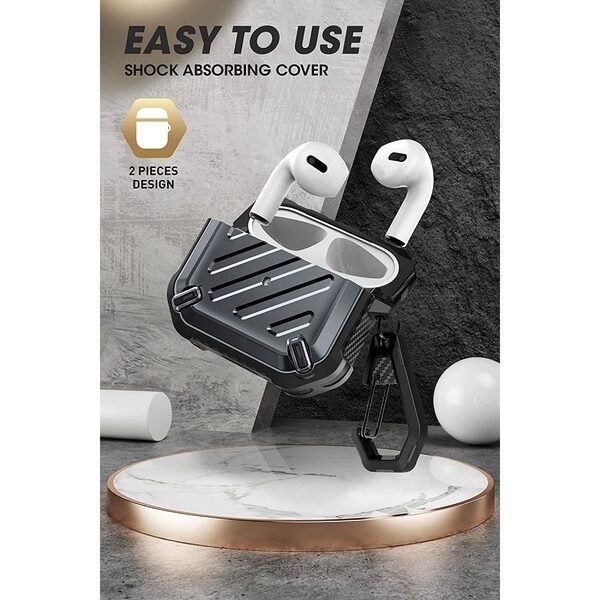 supcase unicorn beetle pro case apple airpods 3 black 3
