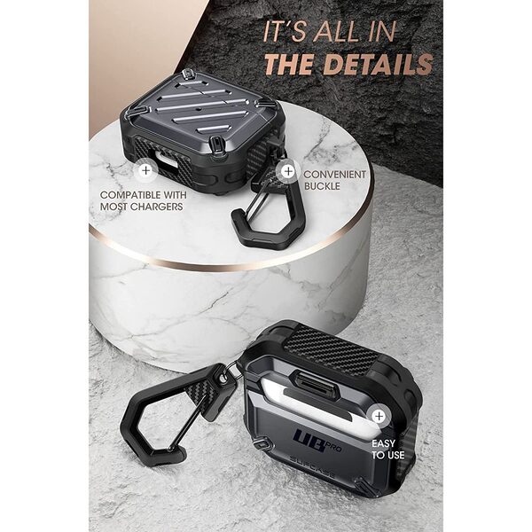 supcase unicorn beetle pro case apple airpods 3 black 5