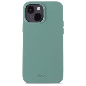 Θήκη σιλικόνης Holdit® για iPhone 15 Moss green (Φυσικό πράσινο)