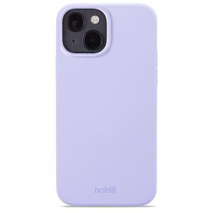 Θήκη σιλικόνης Holdit® για iPhone 15 Lavender (Μωβ λεβάντας )
